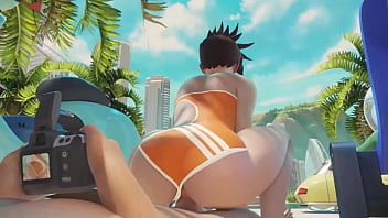 Reproducir Overwatch tracer 14 sfm & blender 3d hentai porno compilación