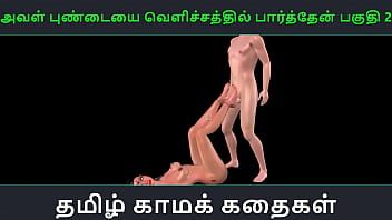 Играть Тамильская аудиосекс-история - aval pundaiyai velichathil paarthen pakuthi 2 - анимационный мультфильм, 3D порно видео с сексуальным развлечением индийской девушки