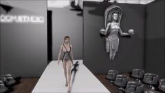 Abspielen 3D-Anime-Hentai-Mode: Süßer Teenager in Minirock und kurzem Kleid aus Fallout 4