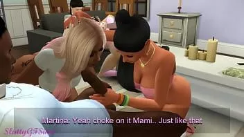 Play Sluttygfsims - ep.2 cuckold boyfriend comes home to catch cheating gf having orgy with a bbc - sims 4