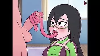 play Tsuyu asui (froppy) se fait prendre en train de se masturber et ça la rend excitée