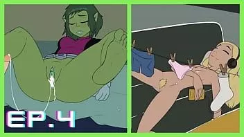 play Beast girl fica cremosa e uma nova garota sexy se move no episódio 4 de 18titans