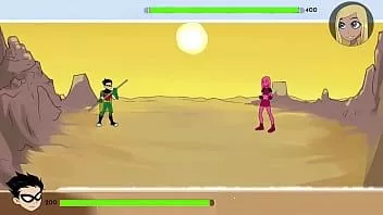 تشغيل تصبح بلاك فاير عبدة وتظهر لها مؤخرة 8titans الحلقة 5
