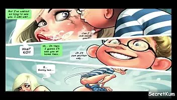 Jouer Emploi d'été milf - la femme aux gros seins du patron baisée dans le cul par des collégiens alors qu'elle n'avait pas d'argent pour payer leurs salaires || trio dp