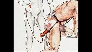 تشغيل ملابس صنم femdom عبودية bdsm ارتداء كاريكاتير الفن قضيب جلدي