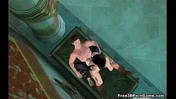 Abspielen Zwei sexy 3D-Comic-Girls werden hart gefickt