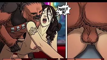 Play Rey submits to her wookie master part 1-2