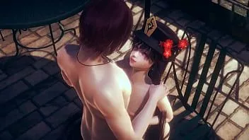 Reproduzir Genshin impact hentai - hu tao boobjob e anal com creampie sem censura - japonês asiático mangá anime filme jogo pornô