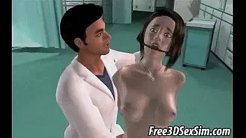 Reproducir Sabroso 3d morena follada duro por su médico