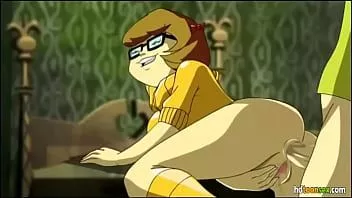 Abspielen Scooby-Doo-Parodie | zottelig schießt seine Ladung direkt in Velmas Arschloch