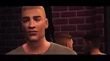 Riproduci Sims 4 - ragazzo del college che viene arato da un compagno di stanza militare etero