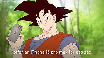 Играть Дал под зад за новый iphone 15 pro max! Видел из хентая из Dragon Ball! аниме порно (мультяшный секс 2d)