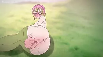 Reproduzir Mitsuri seduz com sua bucetinha enorme! pornô demon slayer hentai (desenho animado 2d) anime