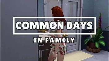 চালান Sims 4 - পরিবারের সাধারণ দিন | বিবাহিত রাত