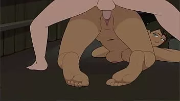 Abspielen Vier-Elemente-Trainer Buch 5 Liebe Teil 15 – Korra und Jinora doppelt gefüllter Creampie