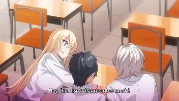 play Dos universitarias hentai tetonas disfrutan de un trío