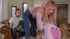 Play Shemale Stepbrother's Forbidden Fantasy: Skinny Trans Ass Worship and Anal