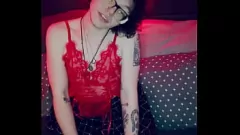 Play Big-Ass Trans Amateur' Emo Jaysalix Rides Dildo & Spreads His Pussyfucking TCock