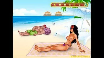 Abspielen Masturbierender Wichser fickt Mädchen am Strand | teamfaps.com