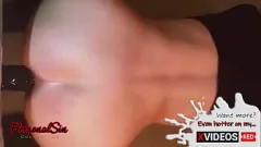 تشغيل سيسي في جوارب يحصل على شغل بواسطة دسار أسود ضخم في Doggystyle