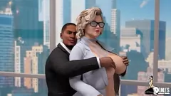Abspielen Großschwänziger BBC fickt MILF-Angestellte und behält sie als seine Sekretärin