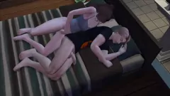 play 3d Yuri Anime: Busty Alien Girl verführt den süßen Begleiter mit leidenschaftlichem Sex