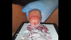 تشغيل قزم قرني مع مجموعة كبيرة من الثدي