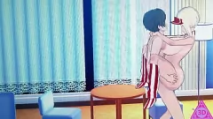 play Les gros seins hentai babe se sont couchés dans de l'éjacularité