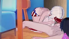 Play Huge Tits Hentai Babe Fucks and Sucks Big Dick in Graphic Gameplay