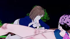 Play Nobara Kugisaki from Jujutsu Kaisen in a Hentai Porn Compilation - Hot Big Titted Babe gets Big Cock Handjob and Blowjob