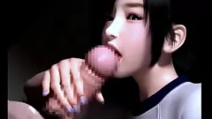play 3D Hentai Classmates Share an Intimate Moment: Big Tits, Big Ass, and Creampie!
