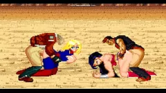 play Хентай Муген Битва: Ким Донг Хван и Терри против Чудо -Женщина и мисс Марвел