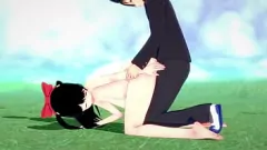 play Hentai Farmgirl primește un doggystyle dur și creampie