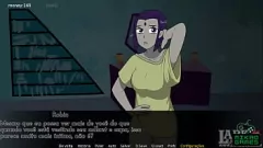 Odtwórz Raven z Teen Titans w seksownej przygodzie: Mała T-shirt i bez majtek!