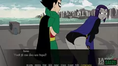 تشغيل تدريب مع الغراب في "Teen Titans" EP 14: القبلات ، الصفع ، والمكافآت المذهلة