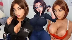 play ASMR Fantasy: Sam, uwodzicielski wirtualny asystent Samsung w cosplayu anime, dając wyraźny Joi