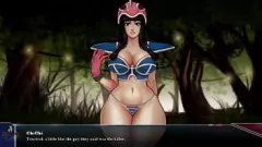 play Dragon Ball Z: XXX Divine Adventure - Bulma ، Videl و Chichi Lesbian Throises