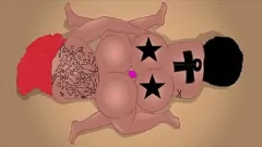 تشغيل Hip Hop Hentai Fantasy: Bunz و Isis's Ebony Dildo Adventure