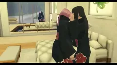 Reproduzir A esposa de Naruto e Hinata, Sakura, em um trio vago - anime hentai