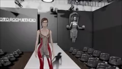 Jouer Une brune teen sexy à la mode en latex devient coquine dans Fallout 4 3D Anime Parodie