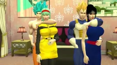 Putar Dragon Ball Hentai: Wives 'Forbidden Hasrat - Goku, Vegeta, dan NTR perselingkuhan