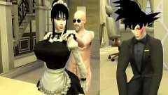 Reproduzir Esposa trapaceiro Milf em Dragon Ball Hentai Episido 1: O chefe de Goku fode a empregada amante do leite