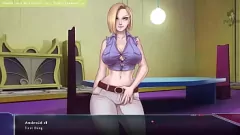 Reproduzir Punheta Hentai: Bulma de Dragon Ball Z fica suja com um pau enorme