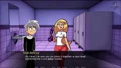 Afspelen Blonde Star's wrede dildospel in Anime Goth Amity Park