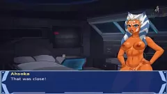 Reproduzir Sith Queen em Cosplay Doggystyle Action: Hentai Toons Tease e Deepthroat com voz sexy