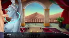 Играть Божественное приключение Dragon Ball, часть 13: грубый секс наездницы с Android 18 и дикий финал с камшотами