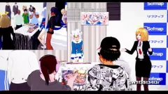 Reproduzir Gawr Gura em um Wild Hololive Hentai Gangbang: Paródia VTuber NTR sem censura com Toons