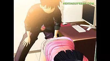 play Hentasupreme.com - Hentai-Mädchen kaum in der Lage, diesen Schwanz in die Muschi zu stecken
