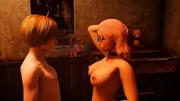 Jouer Trio futa animé où un mec baise sa belle-mère transexuelle et sa belle-soeur dans l'anus et la bouche, et après que maman transsexuelle baise une fille